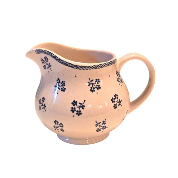 Vtg Johnson Brothers Petite Fleur Creamer Laura Ashley Made in England Pottery - Picture 5 of 9